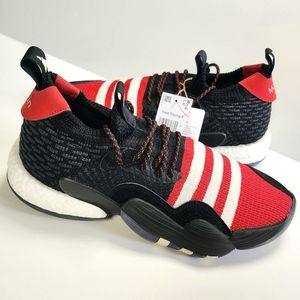 Size 11 Men’s Adidas Trae‎ Young 2 Black/Red Men's Sneaker Shoe